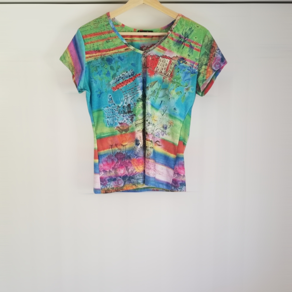 Colorful summer top